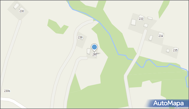 Sieklówka, Sieklówka, 240, mapa Sieklówka