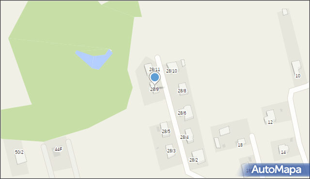 Sielachowskie, Sielachowskie, 28/9, mapa Sielachowskie