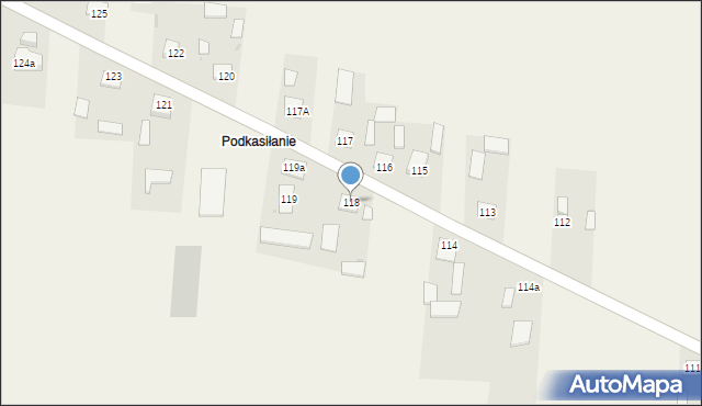 Sielec, Sielec, 118, mapa Sielec