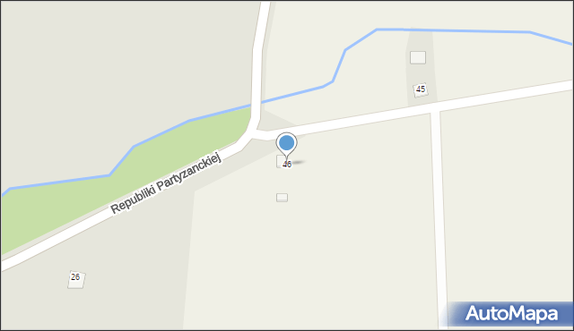 Sielec Biskupi, Sielec Biskupi, 46, mapa Sielec Biskupi