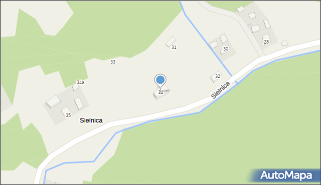 Sielnica, Sielnica, 34, mapa Sielnica