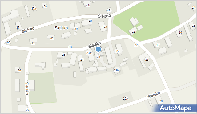 Sielsko, Sielsko, 23, mapa Sielsko