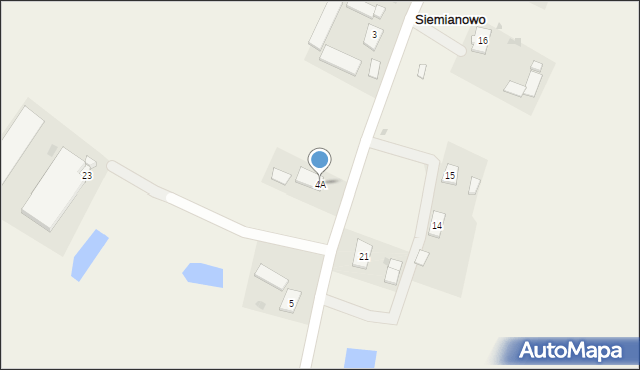 Siemianowo, Siemianowo, 4A, mapa Siemianowo