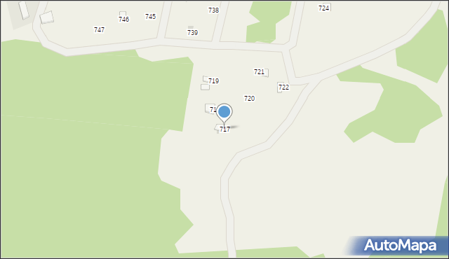 Siemiany, Siemiany, 717, mapa Siemiany