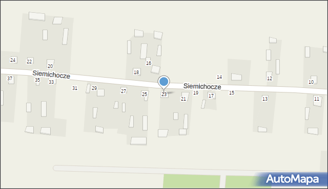 Siemichocze, Siemichocze, 23, mapa Siemichocze