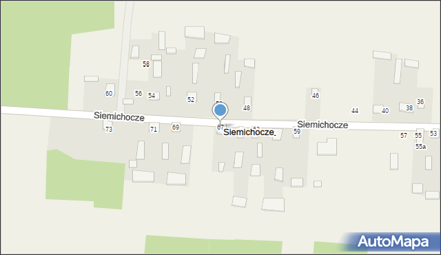 Siemichocze, Siemichocze, 67, mapa Siemichocze