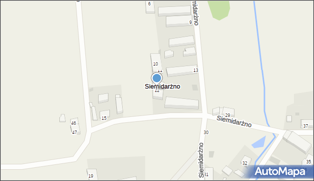 Siemidarżno, Siemidarżno, 12, mapa Siemidarżno