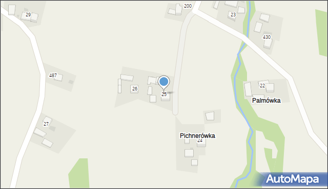 Siemiechów, Siemiechów, 25, mapa Siemiechów