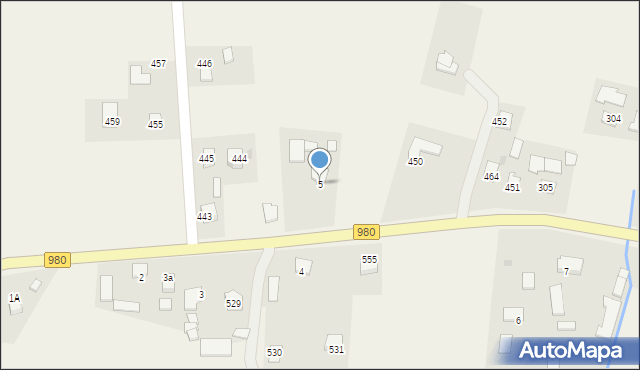 Siemiechów, Siemiechów, 5, mapa Siemiechów
