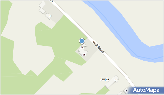 Siemień Nadrzeczny, Siemień Nadrzeczny, 1A, mapa Siemień Nadrzeczny