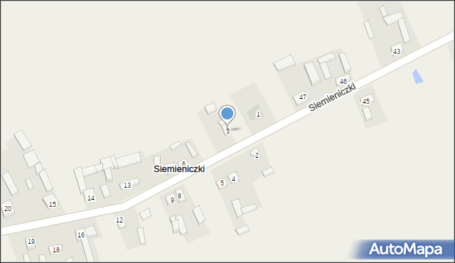 Siemieniczki, Siemieniczki, 3, mapa Siemieniczki