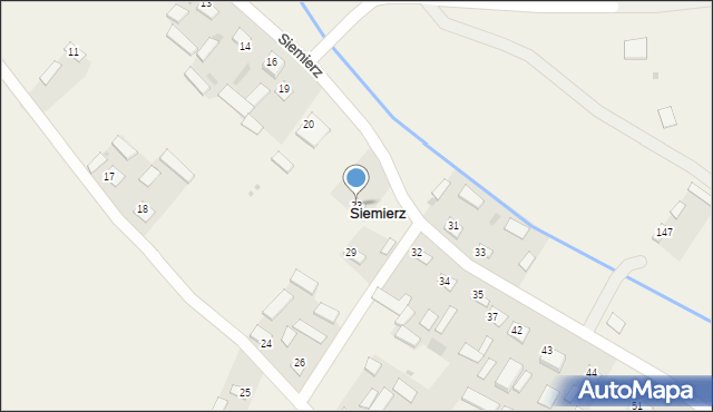 Siemierz, Siemierz, 23, mapa Siemierz