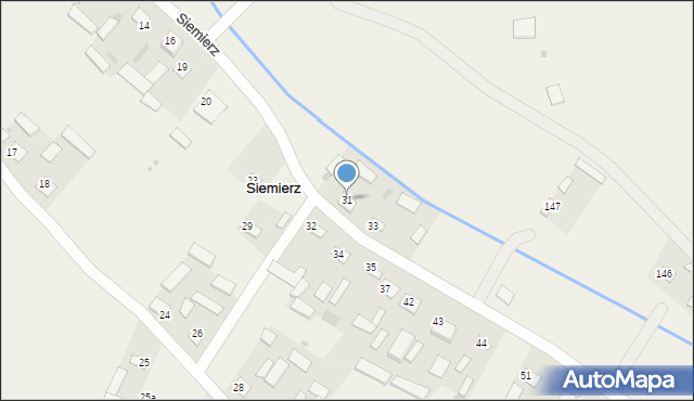 Siemierz, Siemierz, 31, mapa Siemierz