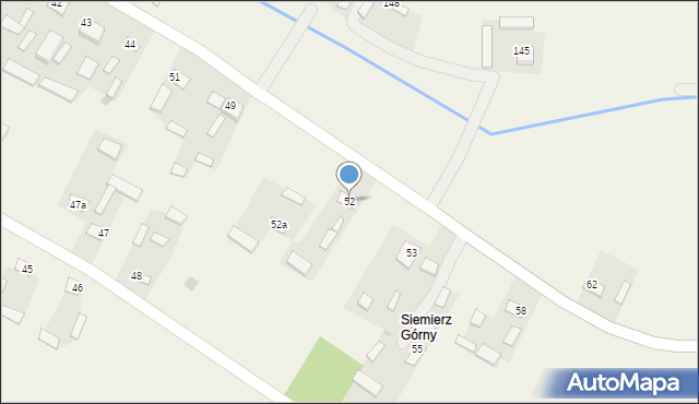 Siemierz, Siemierz, 52, mapa Siemierz