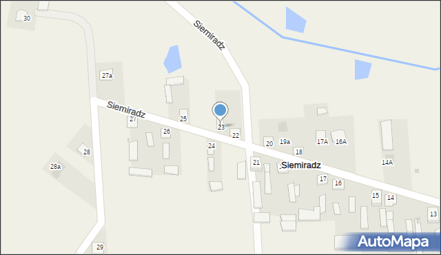 Siemiradz, Siemiradz, 23, mapa Siemiradz