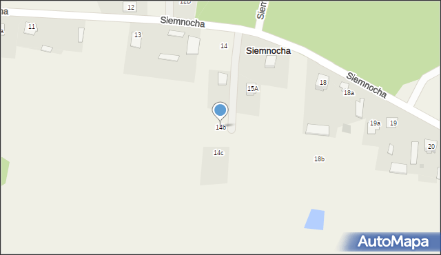 Siemnocha, Siemnocha, 14b, mapa Siemnocha