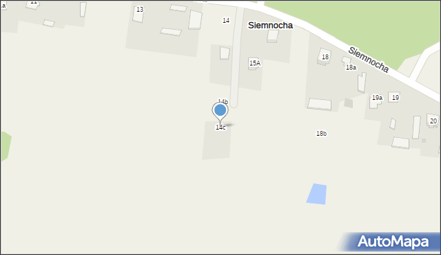 Siemnocha, Siemnocha, 14c, mapa Siemnocha