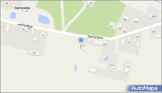 Siemysłów, Siemysłów, 42, mapa Siemysłów