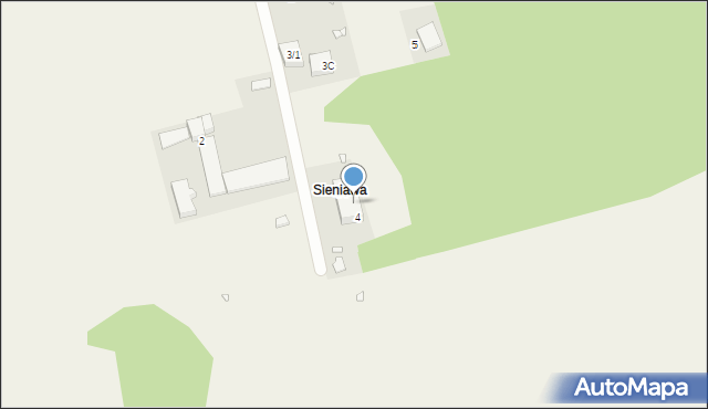 Sieniawa, Sieniawa, 4D, mapa Sieniawa