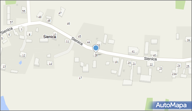 Sienica, Sienica, 18, mapa Sienica