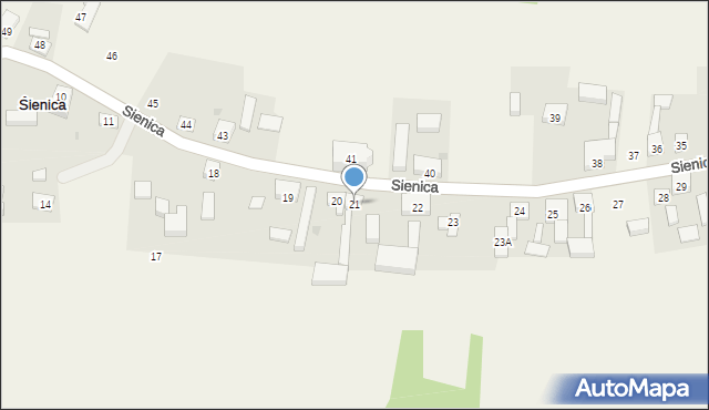 Sienica, Sienica, 21, mapa Sienica