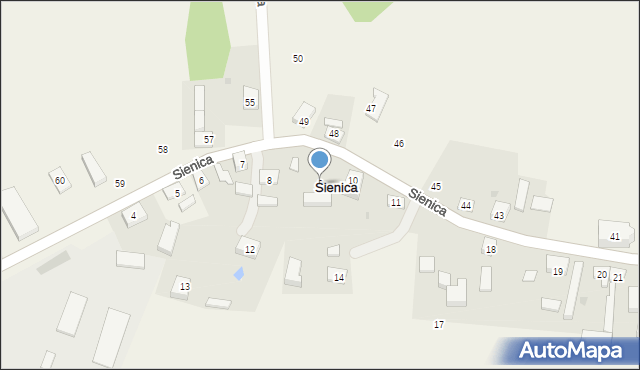 Sienica, Sienica, 9, mapa Sienica