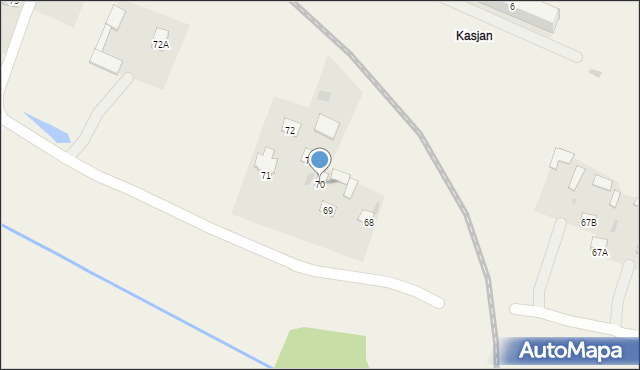 Siennica Nadolna, Siennica Nadolna, 70, mapa Siennica Nadolna
