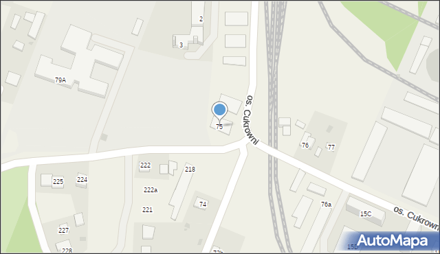 Siennica Nadolna, Siennica Nadolna, 75, mapa Siennica Nadolna