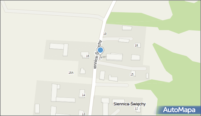 Siennica-Święchy, Siennica-Święchy, 17, mapa Siennica-Święchy