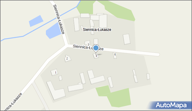 Siennica-Szymanki, Siennica-Łukasze, 4, mapa Siennica-Szymanki