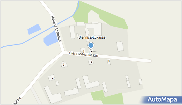 Siennica-Szymanki, Siennica-Łukasze, 5, mapa Siennica-Szymanki