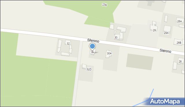 Sienno, Sienno, 31B, mapa Sienno