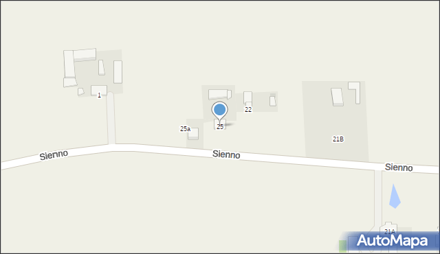 Sienno, Sienno, 25, mapa Sienno