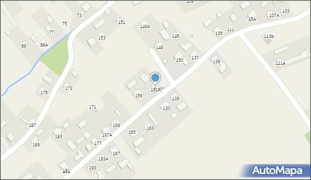 Siennów, Siennów, 181A, mapa Siennów