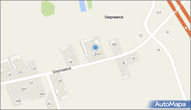 Sieprawice, Sieprawice, 37, mapa Sieprawice