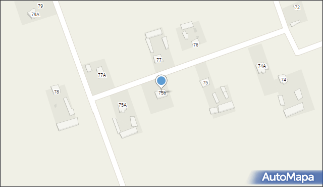 Sieprawice, Sieprawice, 75b, mapa Sieprawice