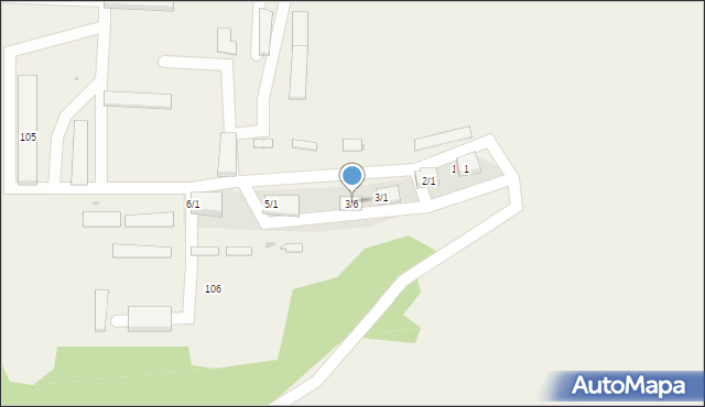 Sierakośce, Sierakośce, 3/6, mapa Sierakośce