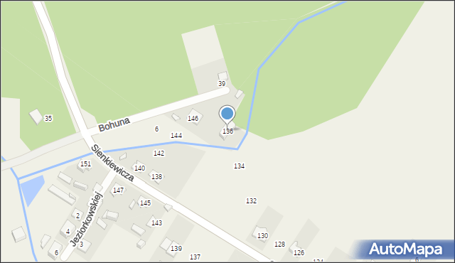 Sieraków, Sienkiewicza Henryka, 136, mapa Sieraków