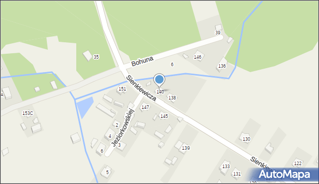 Sieraków, Sienkiewicza Henryka, 140, mapa Sieraków