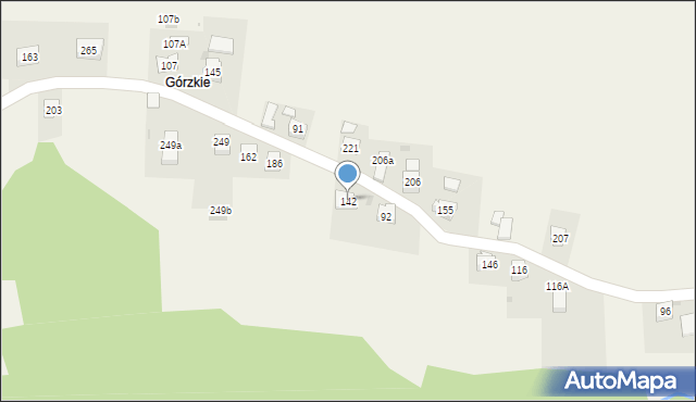 Sieraków, Sieraków, 142, mapa Sieraków