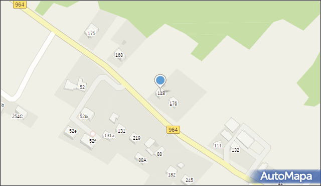 Sieraków, Sieraków, 148, mapa Sieraków