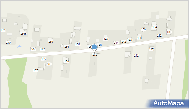 Sieraków, Sieraków, 151, mapa Sieraków