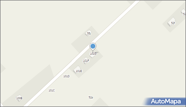 Sierakowice Lewe, Sierakowice Lewe, 101G, mapa Sierakowice Lewe