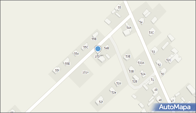 Sierakowice Lewe, Sierakowice Lewe, 101r, mapa Sierakowice Lewe