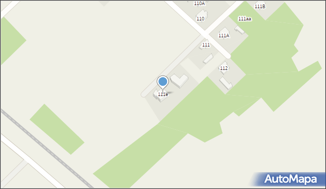 Sierakowice Lewe, Sierakowice Lewe, 111e, mapa Sierakowice Lewe
