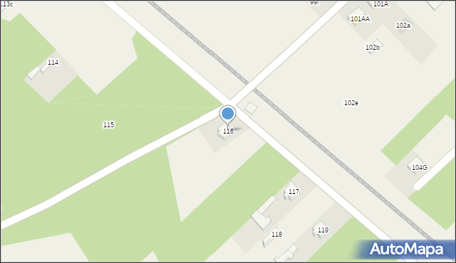 Sierakowice Lewe, Sierakowice Lewe, 116, mapa Sierakowice Lewe