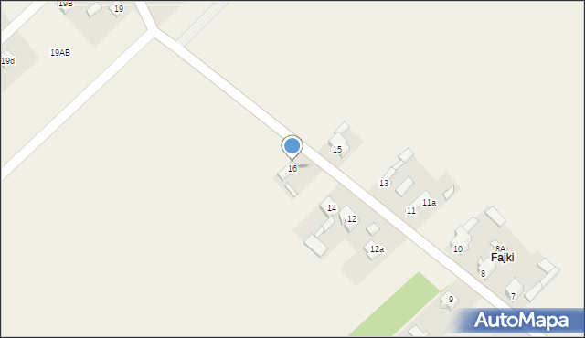 Sierakowice Lewe, Sierakowice Lewe, 16, mapa Sierakowice Lewe