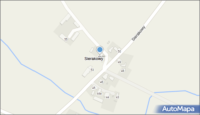 Sierakowy, Sierakowy, 52, mapa Sierakowy