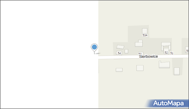 Sierbowice, Sierbowice, 55, mapa Sierbowice