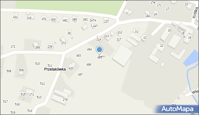 Siercza, Siercza, 495, mapa Siercza